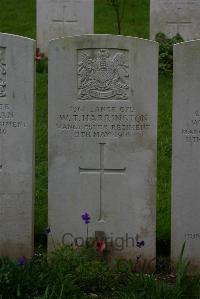 Authuile Military Cemetery - Harrington, W T