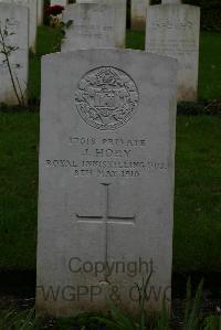 Authuile Military Cemetery - Hoey, J