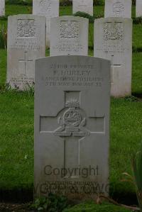 Authuile Military Cemetery - Hurley, F