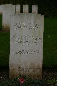 Authuile Military Cemetery - Khan Muhammad, 