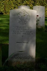 Authuile Military Cemetery - Lowe, John Stanley