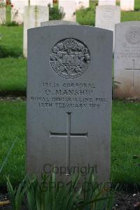 Authuile Military Cemetery - Manship, O