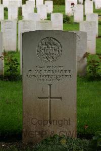 Authuile Military Cemetery - McDermott, T