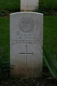 Authuile Military Cemetery - McGregor, J