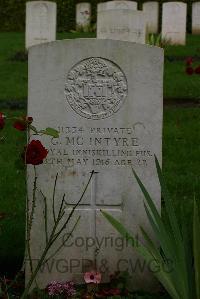 Authuile Military Cemetery - McIntyre, G