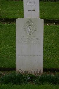 Authuile Military Cemetery - McKeith, Robert Evans