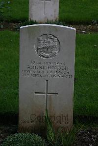 Authuile Military Cemetery - Nicholson, Albert Henry