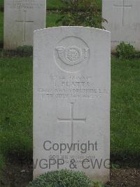 Authuile Military Cemetery - Platts, T