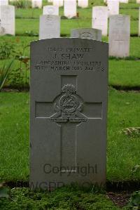 Authuile Military Cemetery - Shaw, J J