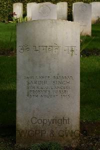 Authuile Military Cemetery - Sadul Singh, 