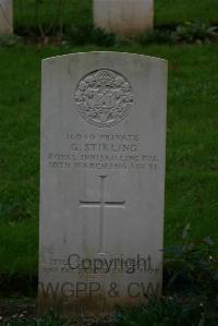 Authuile Military Cemetery - Stirling, George