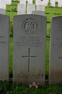 Authuile Military Cemetery - Stretton, Joseph