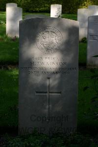 Authuile Military Cemetery - Swainson, H