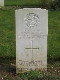 Authuile Military Cemetery - Waddington, Herbert