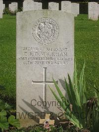 Authuile Military Cemetery - Wickham, Charles Frederick Onslow