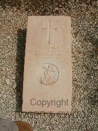 Malta (Capuccini) Naval Cemetery - James, W