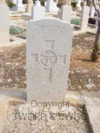 Malta (Capuccini) Naval Cemetery - Johns, Ernest