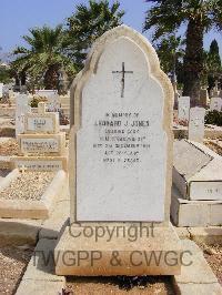 Malta (Capuccini) Naval Cemetery - Jones, Leonard J.