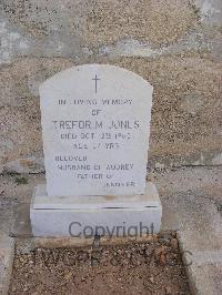 Malta (Capuccini) Naval Cemetery - Jones, Trefor Menrig