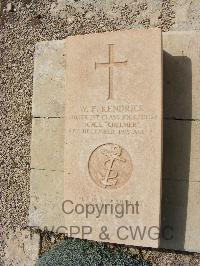 Malta (Capuccini) Naval Cemetery - Kendrick, William Edgar