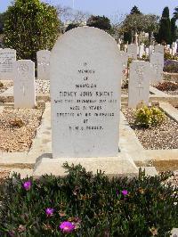 Malta (Capuccini) Naval Cemetery - Knight, Sidney John