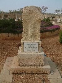 Malta (Capuccini) Naval Cemetery - Kynvin, T P