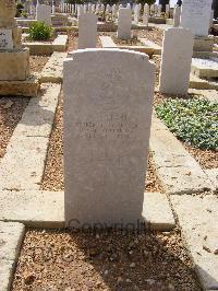 Malta (Capuccini) Naval Cemetery - Light, Walter John