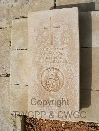 Malta (Capuccini) Naval Cemetery - Mann, W