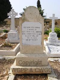 Malta (Capuccini) Naval Cemetery - Marsh, T E L