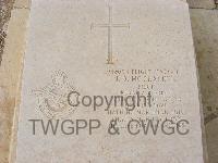 Malta (Capuccini) Naval Cemetery - McCracken, John David