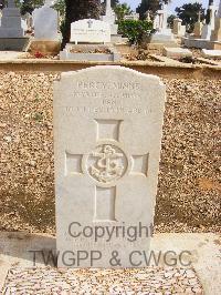 Malta (Capuccini) Naval Cemetery - Minns, Percy