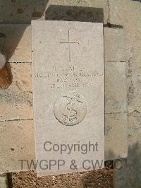 Malta (Capuccini) Naval Cemetery - Paffey, R J