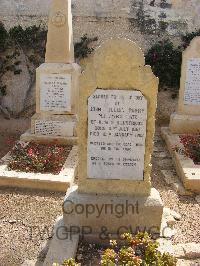 Malta (Capuccini) Naval Cemetery - Parry, W J