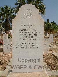 Malta (Capuccini) Naval Cemetery - Ross, Alexander