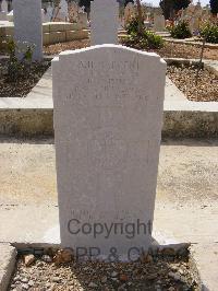 Malta (Capuccini) Naval Cemetery - Sargent, Albert Henry