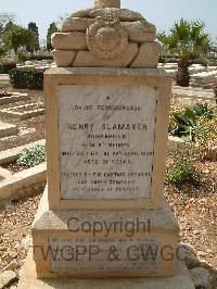 Malta (Capuccini) Naval Cemetery - Slamaker, Albert H.