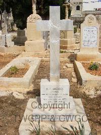 Malta (Capuccini) Naval Cemetery - Sneddon, H F