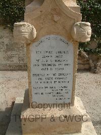 Malta (Capuccini) Naval Cemetery - Striplin, F