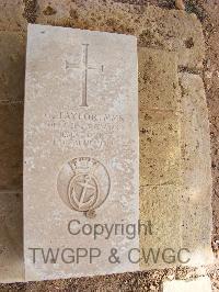 Malta (Capuccini) Naval Cemetery - Taylor, G