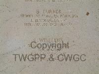 Malta (Capuccini) Naval Cemetery - Turner, Bert