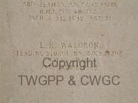 Malta (Capuccini) Naval Cemetery - Waldron, Leslie R.