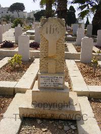 Malta (Capuccini) Naval Cemetery - Walker, Charles Glasgow