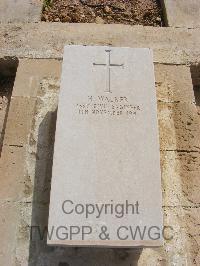 Malta (Capuccini) Naval Cemetery - Walker, Harold