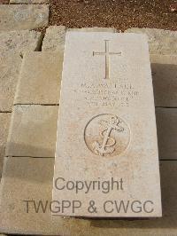 Malta (Capuccini) Naval Cemetery - Wallace, M A