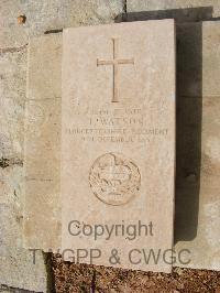 Malta (Capuccini) Naval Cemetery - Watson, T