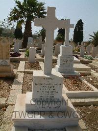 Malta (Capuccini) Naval Cemetery - Weeks, Reginald James