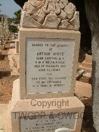 Malta (Capuccini) Naval Cemetery - White, Arthur