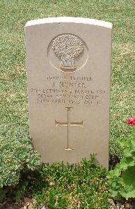 Medjez-El-Bab War Cemetery - Hunter, John