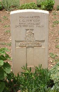 Medjez-El-Bab War Cemetery - Johnson, Charles George