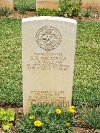 Medjez-El-Bab War Cemetery - MacDonald, George Hunter